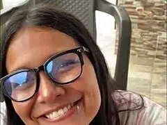 sexy colombiana sucking neighbor's dick in public, caught