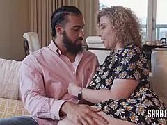 Big DICK dominates milf Sara Jay with lucky James Angel!