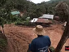 Elephant Ride in Thailand Turns into Amateur Teen Couple Sex