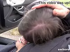fucked hard in car trunk for quick cash on street