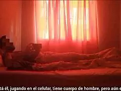 Stepmother Megan enters son's room to fuck him