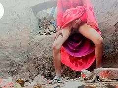 You see this indian couple with bhabhi getting hardcore fingering and blowjob on the ranch?