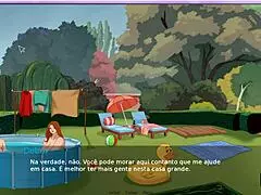 Secret house ep 26, i cleaned the pool to see this hot bikini babe