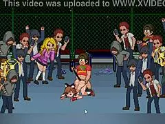 School Dot Fight - Full Sexy Anime Lesbian Action Gallery!