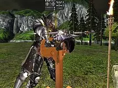 what if these lonely knights in boots spank and assfuck with oral action in this sexy anime game?