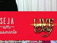 Live sexy show - Brazilian crossdresser with cameraman
