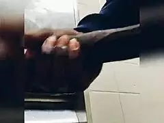 euros get wild in ampm bathroom with monster big black cock bareback fucking and blowjob to avoid getting caught.