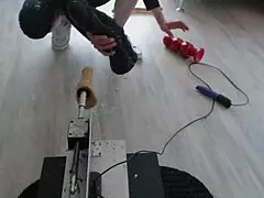 Facefucked And Anal Pounded By Machine And Extreme Huge Toys