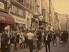 Retro step brother sneaks into bed with sleeping sibling
