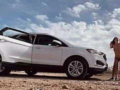 Butt Naked Risky Sex on Roadside