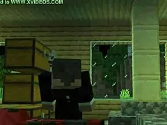 Spiderman Pounds Mariano Rajoy Hard in Minecraft Scene