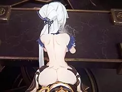 3d compilation keqing ganyu threesome raiden shogun blowjob titjob yae miko uncensored anal creampie sex