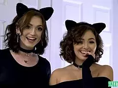 stepsiblings convince stepbro for a party