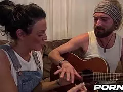 horny brit jess scotland begs stepbrother to eat and drill her pussy