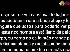 Hairy guy fucks me like his whore in front of cuckold 😏