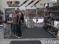 Hottie with curvy body bangs hard with crazed broker. Hidden cam catches office action