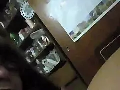 watch travesti chriss suck that big cock while teasing her ass, is it real or fake?