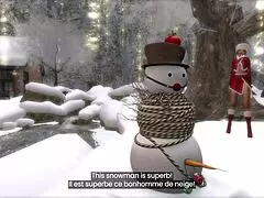 Young santa wife fucks with elves at christmas