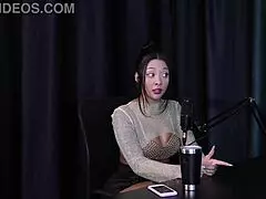 Debora Andrade Explores Submissive Fetish In Sheer Red Lingerie