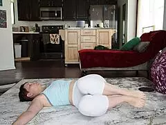 Lesson 296: Instructional Video Featuring MILF Teaching Yoga Workout