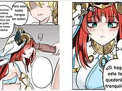 18 a flower that blooms in the smoke genshin impact comic dub