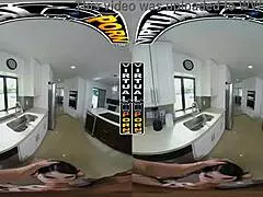 Cleaning dishes while feeling dirty emotions with valerica steele in virtual reality