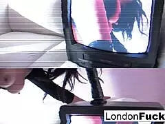 Londons Keyes Hot Tv Anal Solo