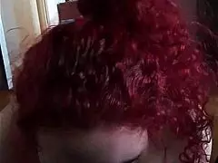 cheating on her man with deepthroat blowjob on monster cock?