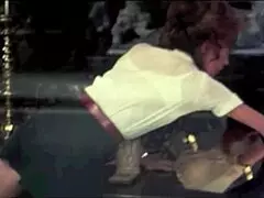 vintage tale of hairy step sister getting messy cum in retro scene