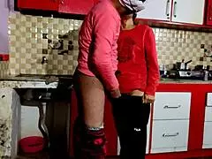 Fuck my sexy girlfriend in the kitchen!