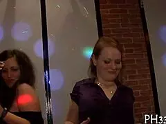 at the party, sexy amateurs fuck wildly.