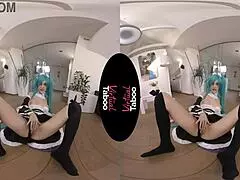 virtual taboo - eva elfie gets loose with toys