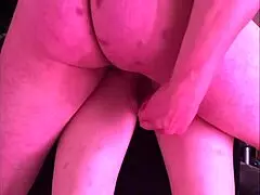 Dildo in sluts pussy and dick in her ass with monster cock