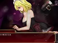 In black smith episode 9, characters in lingerie climax together on the sofa.