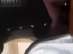 naughtyjenn777 rides big dildo alone