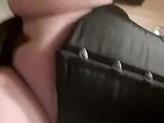 naughtyjenn777 rides big dildo alone