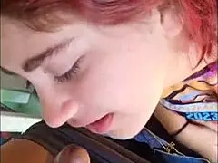 Petite Latina girlfriend gives sloppy deep throat blowjob in amateur compilation with natural tits.