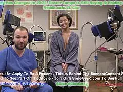 clov rebel wyatt, shocked as neighbor doctor tampa does her first gyno exam