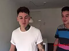 Gay for Pay Latin Twinks Caught on Hidden Cam