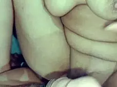 drunk teen couple starts with cock sucking then rides hard in hardcore amateur fucking