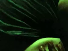 that big chick got piped in the garage