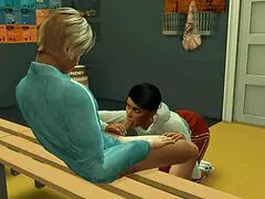 In Sims 4 Gym, Flex Nutt Part 2: Quid Pro Quo with Anal and Cowgirl?