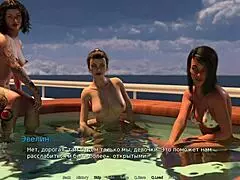 yo, ever seen a hot milf giving a footjob on a yacht in waterworld e1?