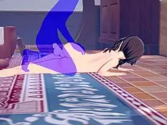 In this konosuba hentai, megumin gets hard sex with handjob, blowjob, and gets fucked