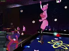 Yessicahotwife dancing in the night club