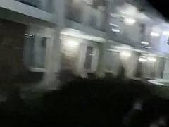 He's watching my big tits again in public.