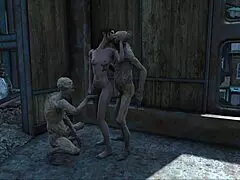 Fo4 Ghoul Story Unfolds in Wild 3D Hentai Group Action