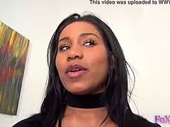 Sweet young hottie jenna foxx bends big ass for doggystyle