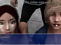 Big tits babe manila shaw seduces old man in 3d animation