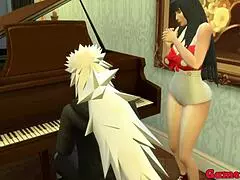 Anime Ecchi Cap 2: Jiraiya Teaches Hinata Piano And Fucks Her Hard